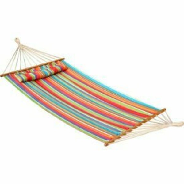 Snow Joe Bliss Oversized Outdoor Hammock with Pillow, Tropical Fruit BH-404B